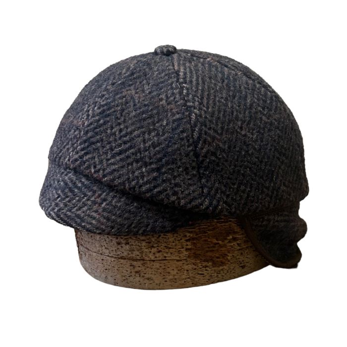 1920s-30swomen's driving helmets including one in tweed with a small peak (3) - Image 2 of 3
