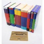 Rowling, J. K. Harry Potter Collection. SIGNED. Comprising: Harry Potter and the Philosopher's