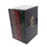 Larsson, Stieg. Millennium Trilogy. Sealed & unopened boxed set, publisher's cloth bindings lettered