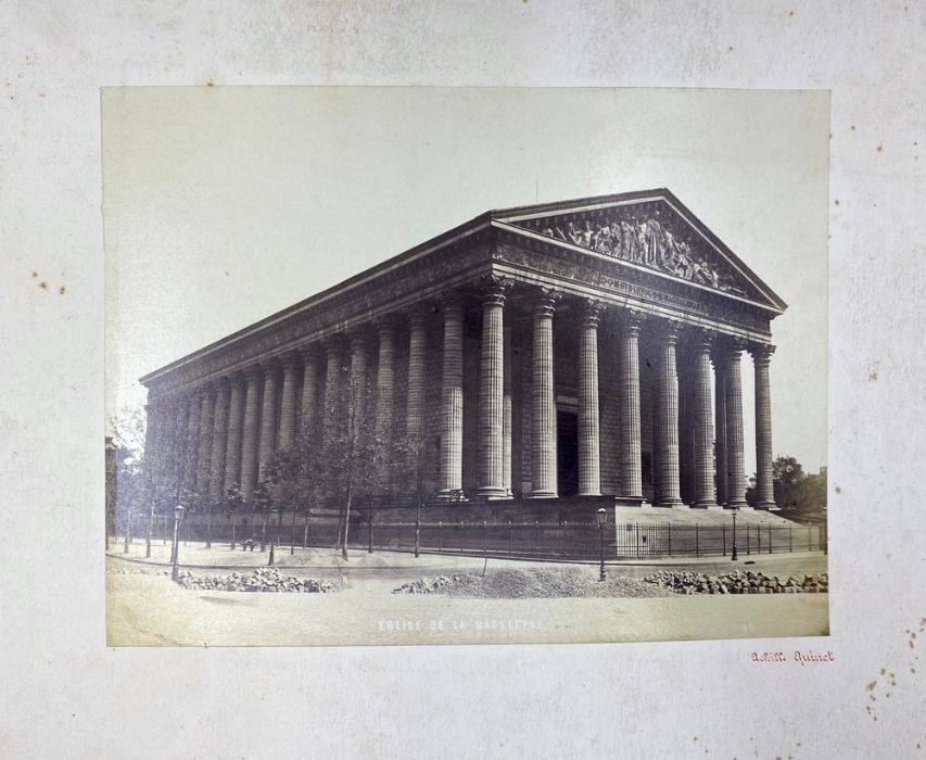 Photography. Topographical & Architectural Views. A collection of approximately 70 mounted albumen