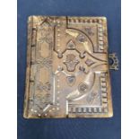 A leather Victorian photo album containing a number of photographs and Carte De Visite (AF)