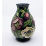 Moorcroft Pottery: An Emma Bossons Lenton Rose limited edition vase, no:103/150, dated 2005 and