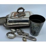Misc silver plated items