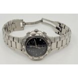 A Tag Heuer "Professional 200 Meters" gentleman's  stainless steel quartz chronograph bracelet