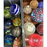 a collection of paperweights