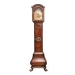 Jan Gobels of Amsterdam 18th Century Dutch eight day longcase clock with alarm, striking on  two