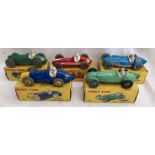 Dinky: A collection of five boxed Dinky Toys, to include: Ferrari Racing Car 23H, Cooper-Bristol