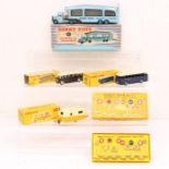 Dinky: A collection of five boxed Dinky assorted vehicles to include: B.O.A.C. Coach 283, Caravan