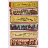 Britains: A collection of three Britains boxes: Soldiers in Action, Royal Regiment of Artillery