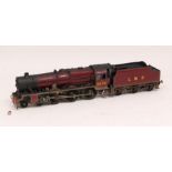 Gladiator Models: An unboxed, kit-built, Gladiator Models, O Gauge, LMS 'Royal Scot' Class 4-6-0,