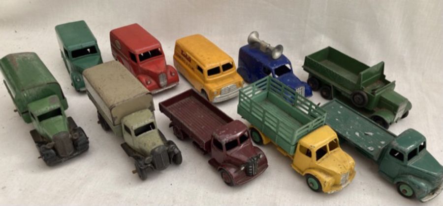 Dinky: A collection of unboxed Dinky Toys commercial vehicles to include: Trojan Chivers and Esso, - Image 3 of 3