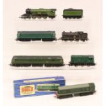 Hornby: A collection of five unboxed Hornby Dublo and Hornby, OO Gauge locomotives to comprise: 3-
