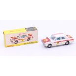 Dinky: A boxed Dinky Toys, Lotus Cortina Rally Car, Reference 205. Original box, general wear