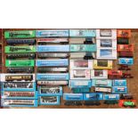 Marklin: A collection of assorted boxed Marklin, OO Gauge, coaches and rolling stock, varying