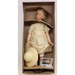 Hildegard Gunzel: A boxed Waltershauser Puppenmanufaktur doll, Binella II, by Hildegard Gunzel,