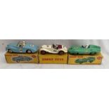 Dinky: A collection of three boxed Dinky Toys, to comprise: Sunbeam Alpine, 107, in good