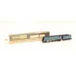 Wrenn: A boxed Wrenn, OO Gauge, Lamport & Holt, 4-6-2 BR Blue 35026, locomotive and tender,