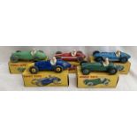 Dinky: A collection of five boxed Dinky Toys, to include: Ferrari Racing Car 234, Cooper-Bristol