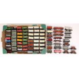 Hornby Dublo: A collection of various unboxed Hornby Dublo rolling stock wagons. Generally in good