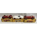 Dinky: A collection of three boxed Dinky Toys vehicles, to comprise: Alfa Romeo Racing Car, Ref