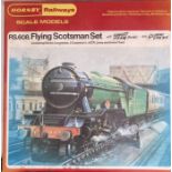 Hornby: A boxed Hornby RS608 Flying Scotsman Set with LNER coaches. In good original box with