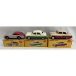 Dinky: A collection of three boxed Dinky Toys vehicles, to comprise: Ford Zephyr, 162, good