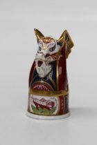 A Royal Worcester limited edition Dragon candle snuffer decorated in the Imari palette, number 39/