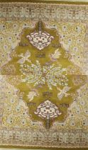 A Persian style hand knotted prayer rug having pistachio Tree of Life guard, 192 x 135cm