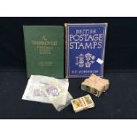 A collection of 20th Century stamps in albums, loose also, along with a collection of tea cards