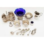 Collection of silver plated items tea and dinner set parts