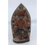 An Indian carved stone figure. H:12.9cm