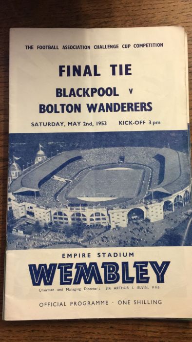 A large collection of FA cup final programmes 1950s (6) Further images added - Image 2 of 7