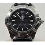 A stainless steel Tag Heuer "Aquaracer Automatic 300 meters" WAF2110 gentleman's wristwatch,