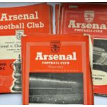 A large collection of Arsenal interest 1952-1953 season football programes