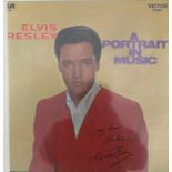 A signed Elvis framed record sleeve " A portrait in Music" Further images added