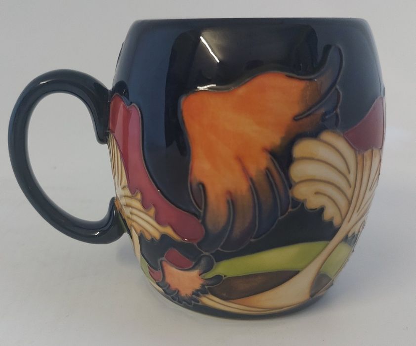 A Boxed Moorcroft mug, titled  " Parasol Dance "  it is decorated with flowers hanging over to cause - Image 3 of 5