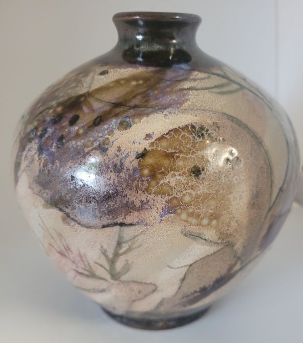 A Colbridge (an Associate company of Moorcroft Pottery). stoneware vase , decorated with the Lascaux - Image 3 of 5