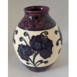 Trial piece 23/2/09 Moorcroft vase Titled "Golden Age" . 10.3cm high Condition : Good, no chips
