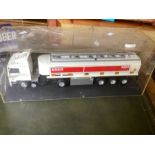 Large scale pair or truck model toy Tankers inc Esso and another GRUB -built tankers within