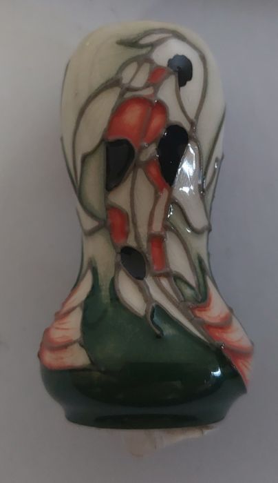 A collection of early Moorcroft, to include a C1914 orange lustre pepper pot, an acorn pepper pot, - Image 2 of 8