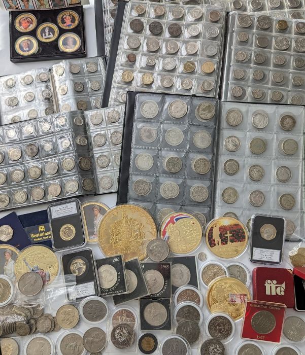 Collection of mixed world & British coins. 70th Birthday celebration of the Prince of Wales.  Pre - Image 2 of 2