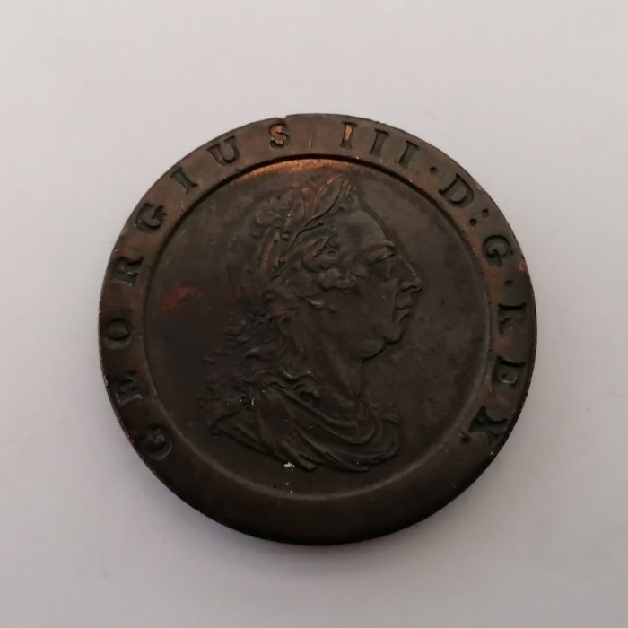 A collection of coins to include Victorian florins, George III crowns and a tin of French coins  and - Image 13 of 36