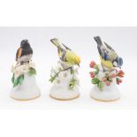 Three 1980s/90s Japanese porcelain bird bells (3)