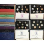 Collection of Royal Mint Proof Sets.