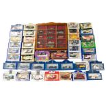 Die-Cast: A collection of assorted vehicles to include; Lledo, Oxford, Matchbox.