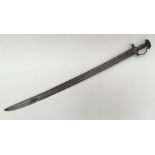 An 18th / 19th century Indian Talwar sword of all steel construction. A very long example, with a