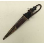 A late 19th / early 20th century Nubian Sudanese arm dagger or Loi Boi. Possibly of the Battle of