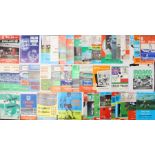 Football: A collection of 1950s and onwards international programmes including home nation interest,