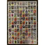 Futera: An uncut sheet of Futera Fans Selection, Newcastle United cards, '32161 Newkie x110, S:1,