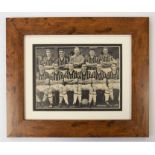 Manchester City: A framed and glazed 1961-62 Manchester City team photograph, signed by ten